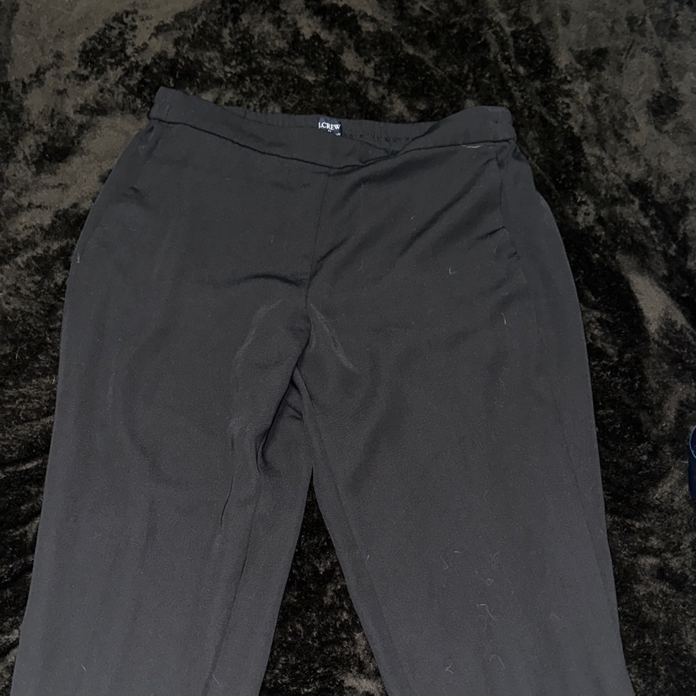 J. Crew Navy Elastic-Waist Jamie Pants